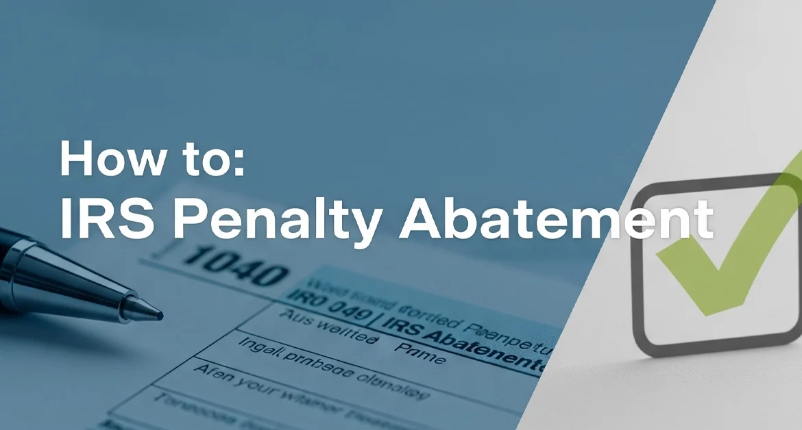 How to Request IRS Penalty Abatement